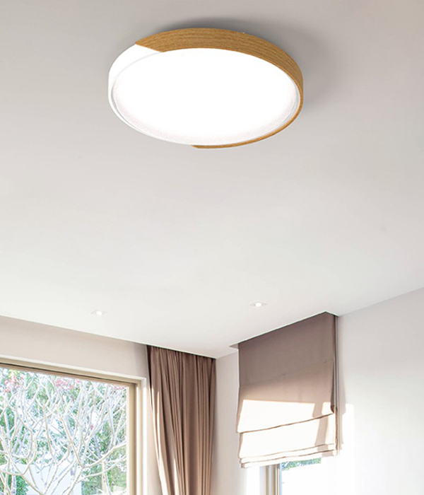 하티 원목 국산 안방등 LED방등 80W