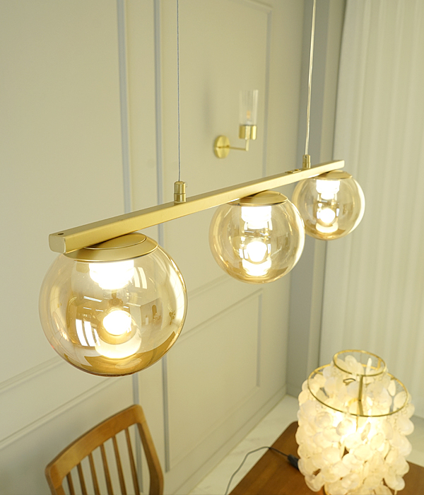 토로나 식탁3등 펜던트조명[15W]